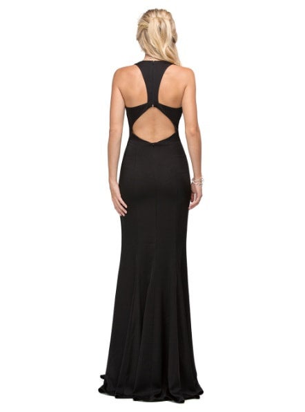 strapless open back dress Primavera Couture 4522 Prom Dress - Coral